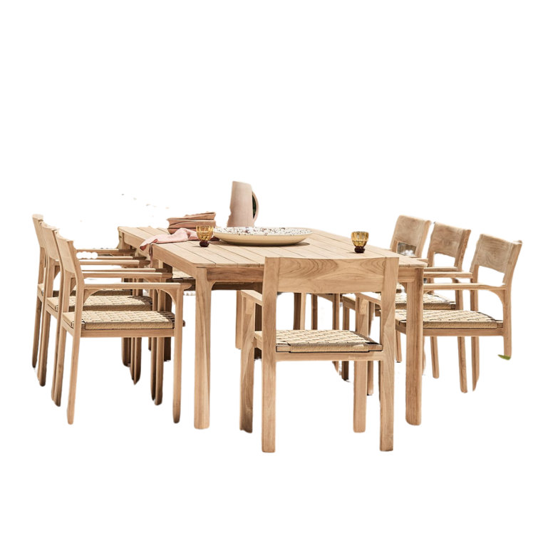 Bayou Breeze Ceance DINING TABLE 8’ AND CHAIR SET Wayfair